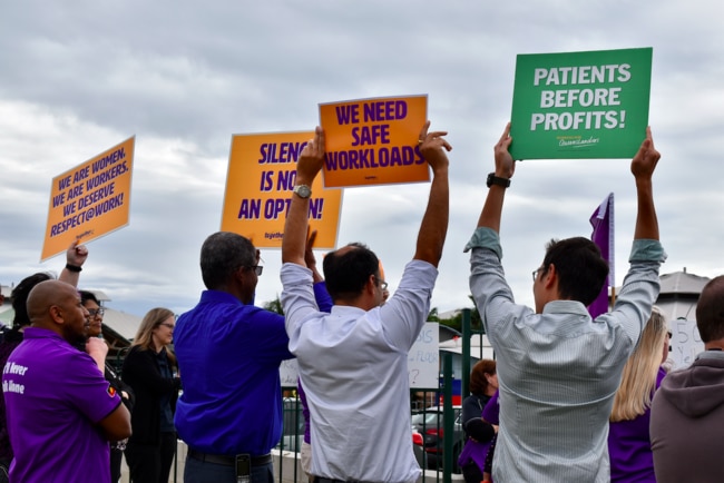 Hospital rally: Shortages ‘putting patients at risk’