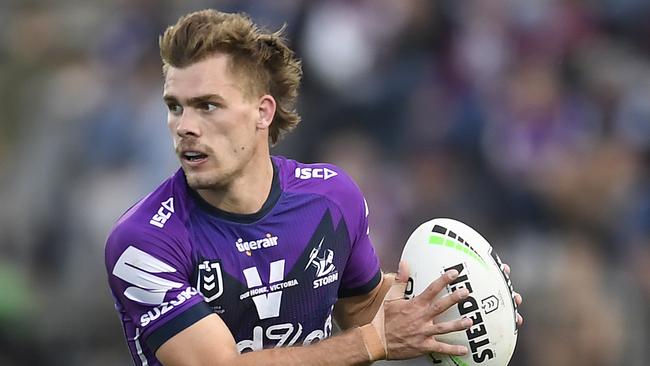 An expanded Blues squad could open the door for Storm fullback Ryan Papenhuyzen to play a role in the series. Picture: Getty Images