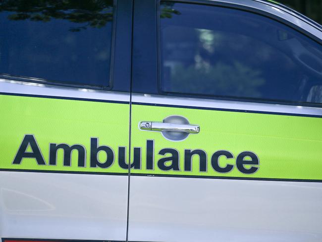 BRISBANE, AUSTRALIA - NewsWire Photos - JANUARY 17, 2025:  A generic photo of Queensland Ambulance Service signage , Brisbanes CBD.Picture: NewsWire / Glenn Campbell