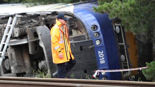 The driver and train pilot died in the crash. Picture: AAP