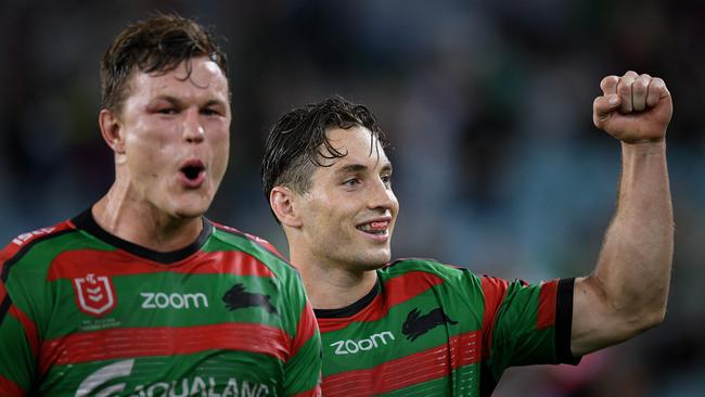 A maturing Knight has thrived under Wayne Bennett at South Sydney. Picture: Dan Himbrechts