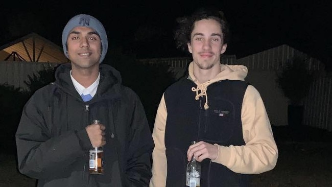 Sawandeep Singh Chhokar and Ethan Sfetcopoulos were tragically found dead in Shepparton on Monday.