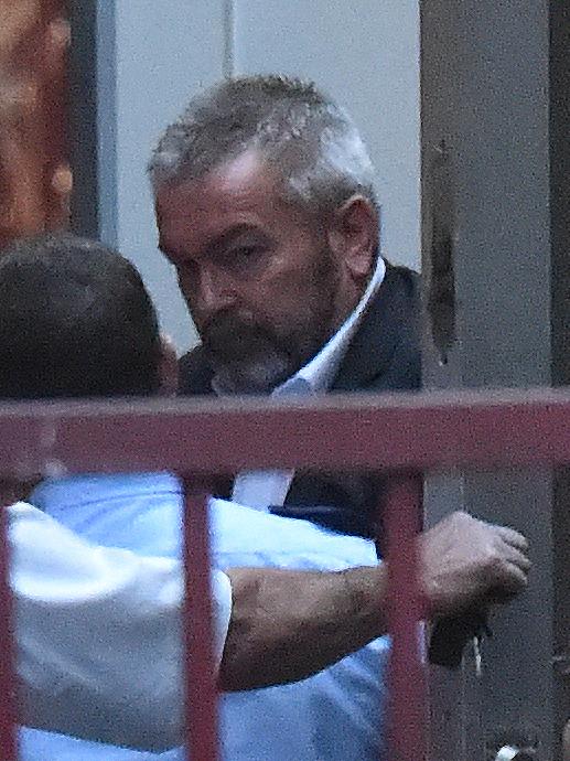 Borce Ristevski arriving at the Supreme Court to be sentenced for the manslaughter of his wife Karen.