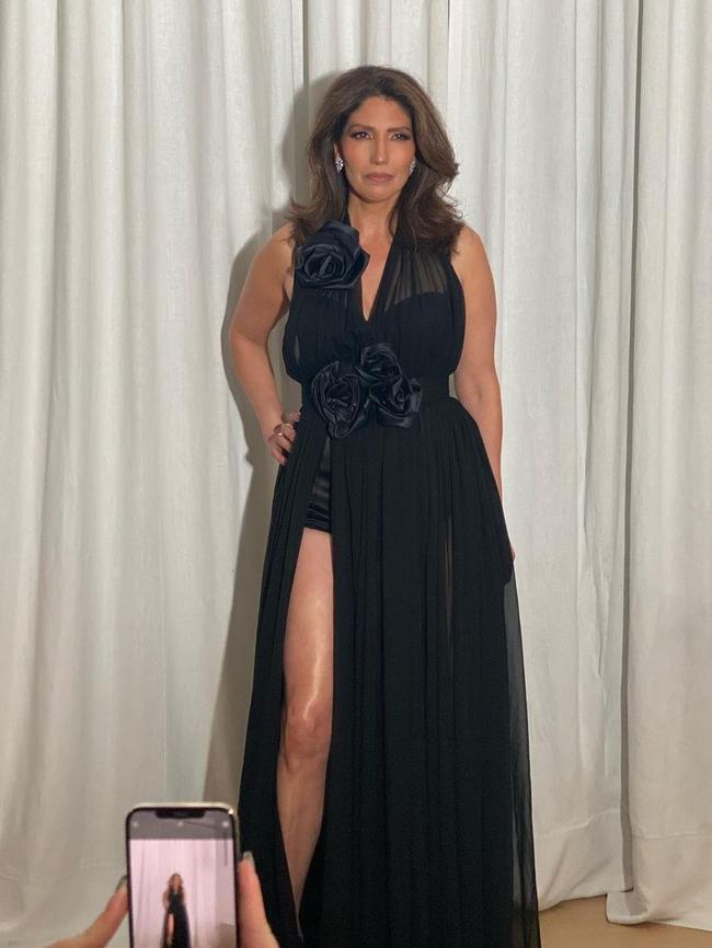 Lynda Lopez glams up for the Met Gala afterparty.