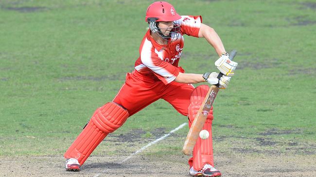 Luke Bramich batting for Preston. Picture: Angie Basdekis