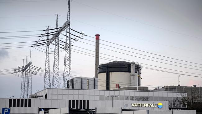 The Ringhals nuclear power plant in Varberg on the southeast coast of Sweden. Picture Bjorn LARSSON ROSVALL / TT News Agency / AFP) / Sweden OUT