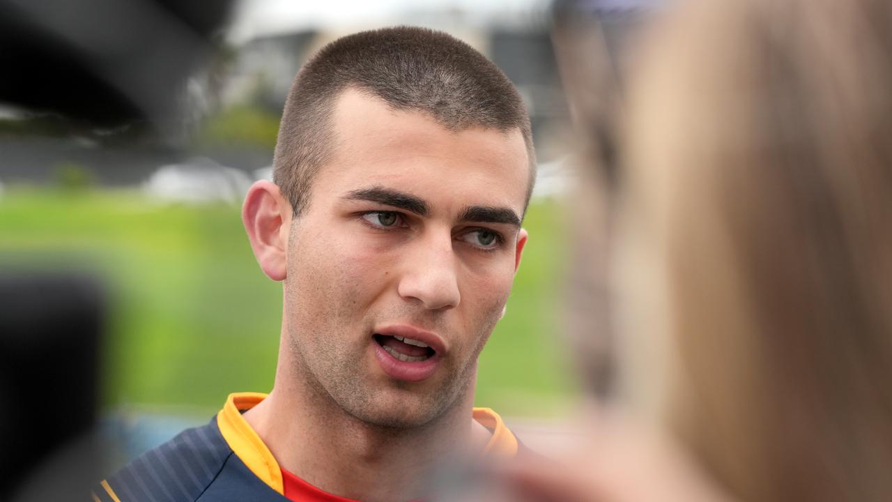 Josh Rachele training with Adelaide's SANFL team. Picture: Dean Martin