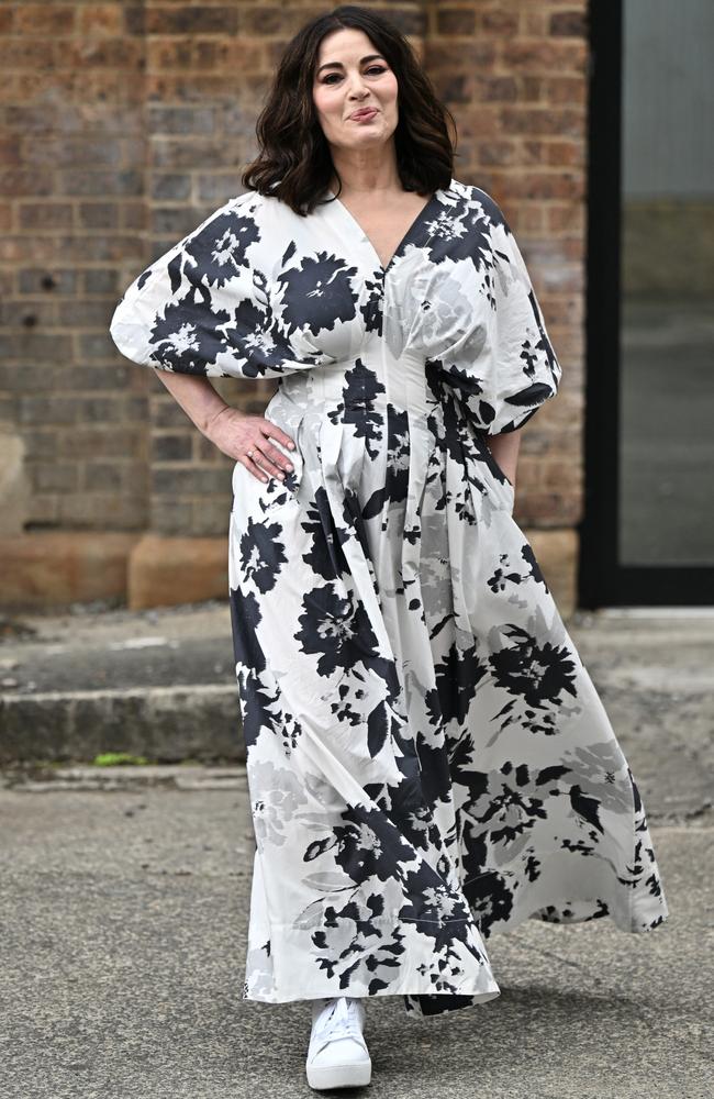 Nigella Lawson attends Australian Fashion Week 2025. Picture: James Gourley
