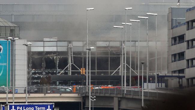 Experts say it will be important to learn whether the suicide devices used at Zaventem Airport were similar to those used in the Paris attacks. Picture: AP Photo/Michel Spingler