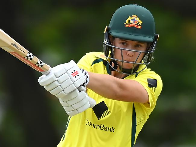 Phoebe Litchfield is eyeing a Test debut. Picture: Albert Perez/Cricket Australia via Getty Images