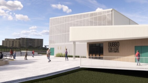 Proposed sports centre at Dubbo College South Campus.