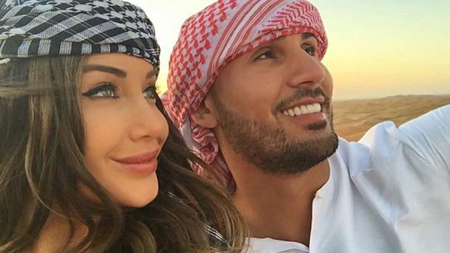 Salim and Aysha’s happy snaps were not to last. Picture: Instagram.