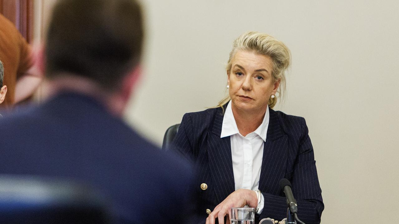 Mr Joyce was grilled by senators, including Bridget McKenzie. Picture NCA NewsWire / Aaron Francis