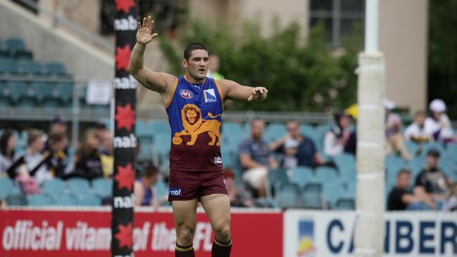 Fevola’s AFL career ended with a short stint with the Brisbane Lions.