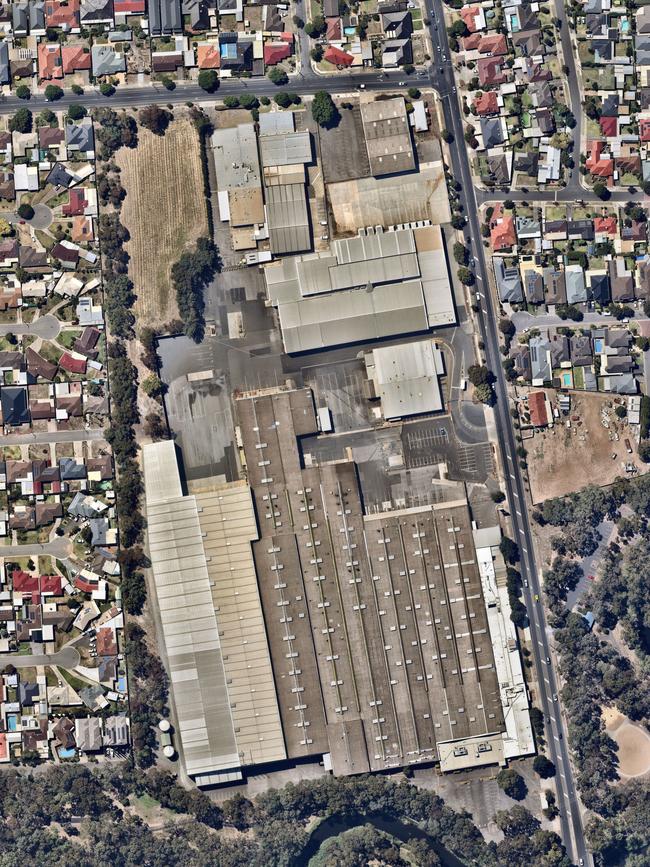 Aerial view of the 11ha site. Picture: Nearmap