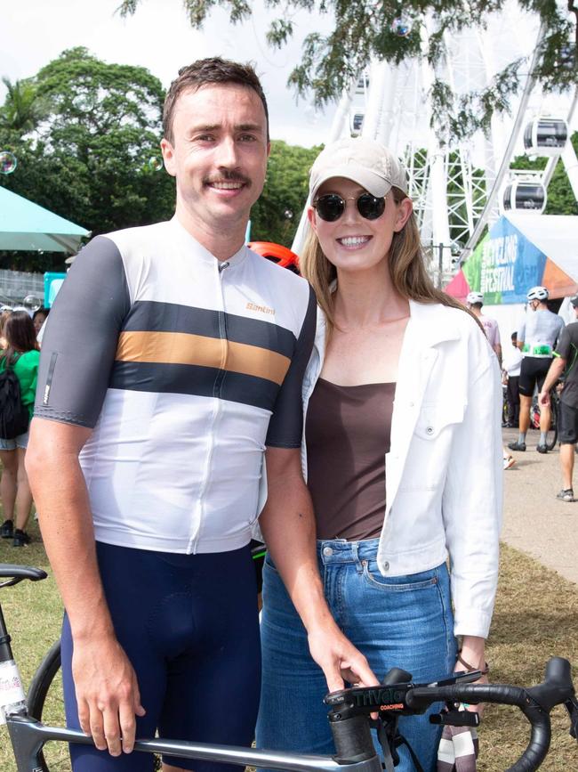 Thousands of cyclists took to the streets of the river city on Sunday for the Tour de Brisbane. \Photo: Grace Kessels.