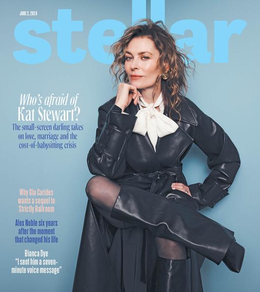 Kat Stewart reflect on motherhood and new acting role with husband ...