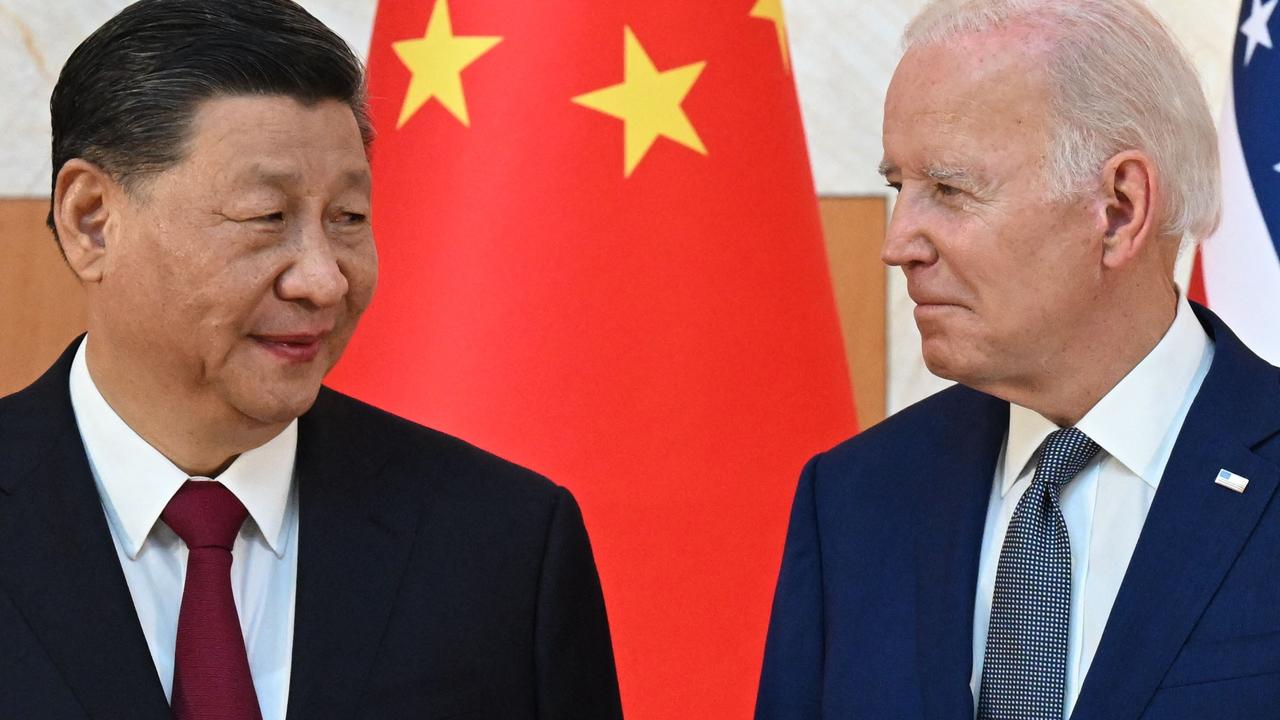 US President Joe Biden has been warned about China’s growing presence in the Indo-Pacific. Picture: Saul Loeb/ AFP