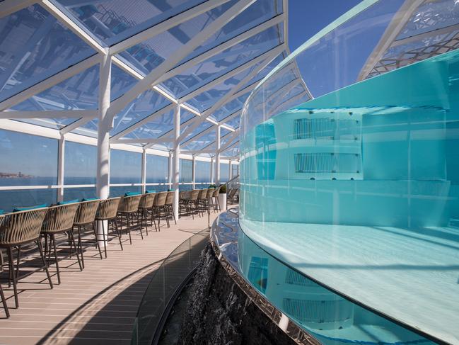 Solarium pool on Royal Caribbean International's ship Symphony of the Seas. Picture: SBW-Photo