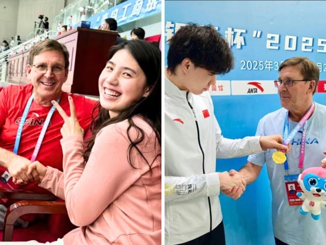Aussie swim coach defection.Picture via Xinhua