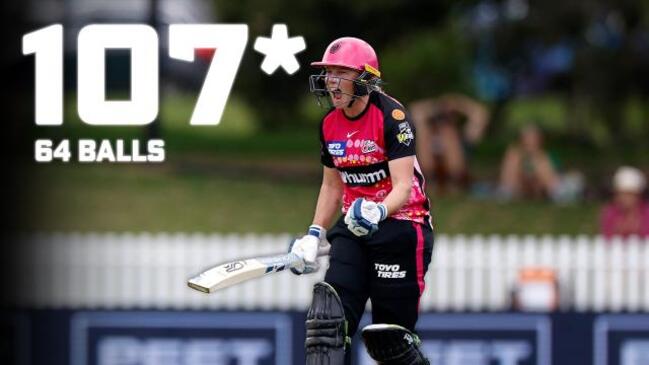 107*! Alyssa Healy's simply superb knock saves 6ers