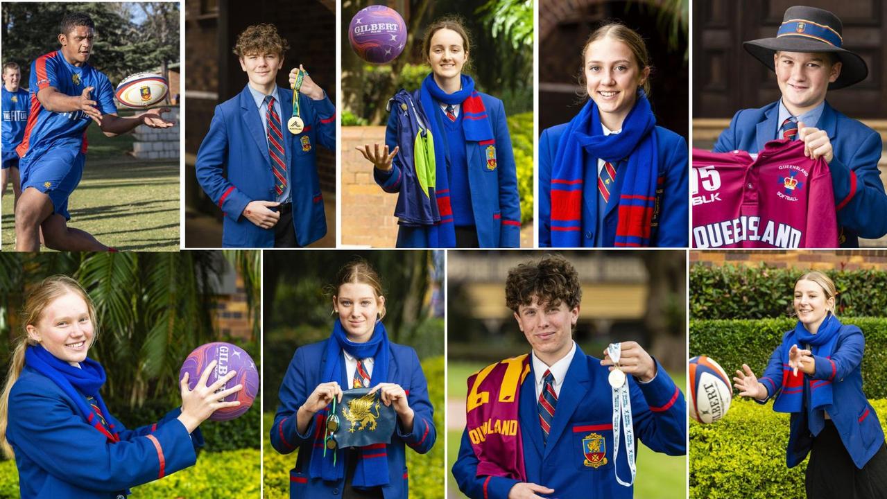 The nine Downlands College students of Bright Futures. Pictures: Kevin Farmer