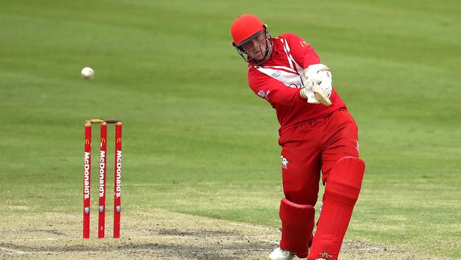 Jackson Ingram was explosive with the bat for Greater Illawarra. (Photo by Jeremy Ng/Newscorp Australia)