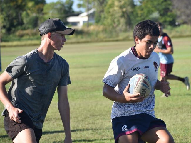 CQ Capras under-16, under-18, under-21 and senior men training at Kettle Park, Rockhampton, on December 3, 2022.