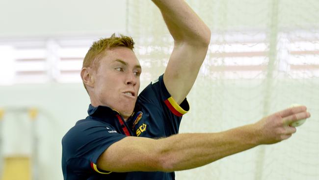 Tom Lynch is said to be one of the Crows’ best cricketers. Picture: Naomi Jellicoe