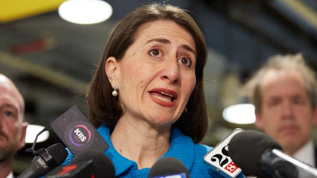 NSW Premier Gladys Berejiklian has thrown her support behind Malcolm Turnbull’s National Energy Guarantee. Picture: AAP Image/Erik Anderson