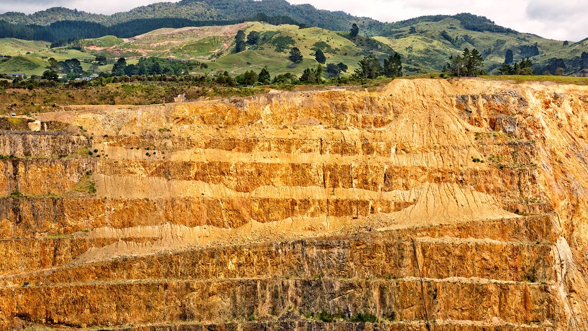 The 10Moz Waihi gold mine sits just 8km from Uvre's new Waitekauri project. Pic: Getty Images