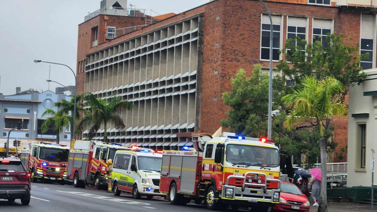 Firefighters battle building blaze in Rockhampton City | The Courier Mail