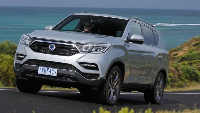 The SsangYong might struggle at times to tow its maximum weight.