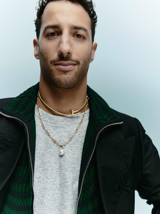 Daniel Ricciardo in GQ Australia's March 2024 issue. Picture: Jesse Lizotte