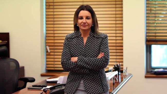 Senator Jacqui Lambie at Parliament House in Canberra. Picture: Kym Smith