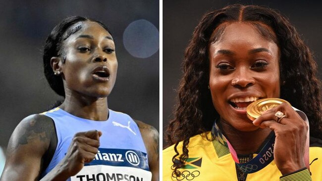 Elaine Thompson-Herah is out of Paris. Photos: AFP