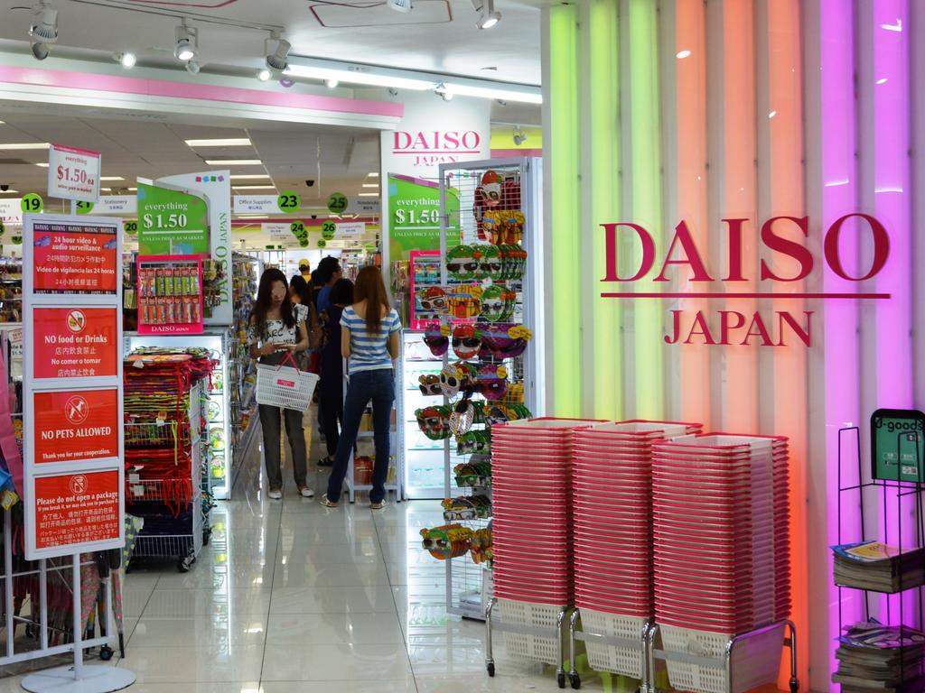Daiso has a range of more than 100,000 products.