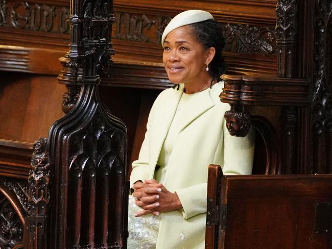 Meghan Markle's mother Doria Ragland. Picture: AFP