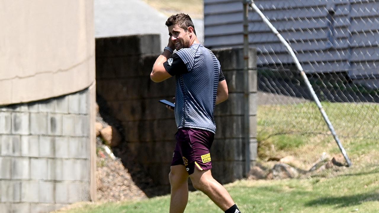 Andrew McCullough has been spotted back at Broncos training after moving to Newcastle in 2020. Picture: Getty Images.