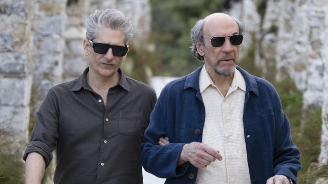 Michael Imperioli and F. Murray Abraham as father and son in season two of The White Lotus.