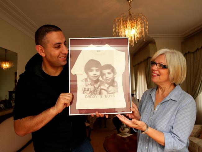 Shehadie reminisces with his mother Marie about growing up in Oatlands alongside his brother.