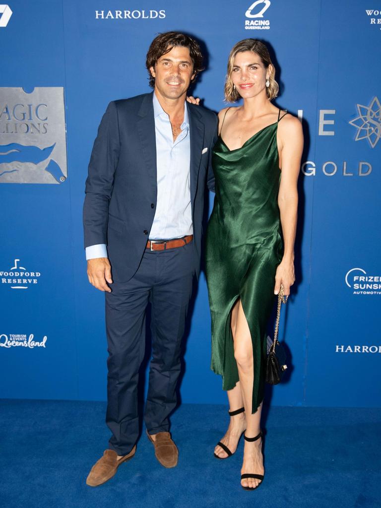 Nacho Figueras and Delfina Blaquier at the Magic Millions Launch Party. Picture by Luke Marsden.