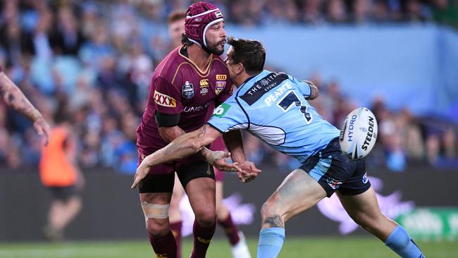 Too often Pearce was undone by his Queensland rivals. Image: AAP Image/Paul Miller