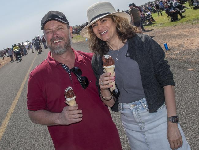 Tony Caminiti Rosetta Caminiti Mildura Air Show 2024. Picture: Noel Fisher.