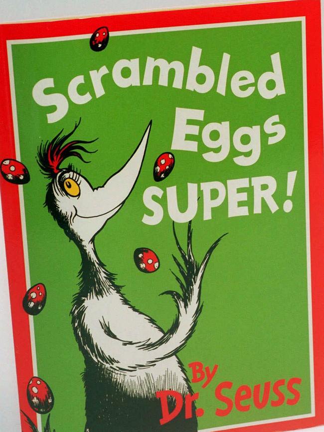 Book cover of Dr. Seuss’ “Scrambled Eggs Super”