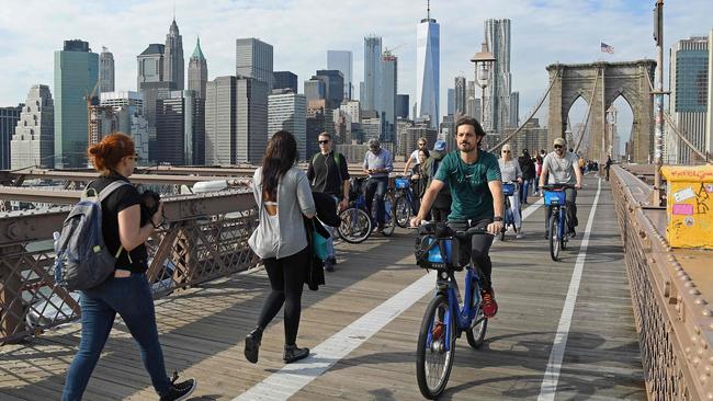 A surprise birthday trip to New York won’t be everyone’s good fortune, but any thoughtful surprise brings joy. (Pic: Angela Weiss/AFP)