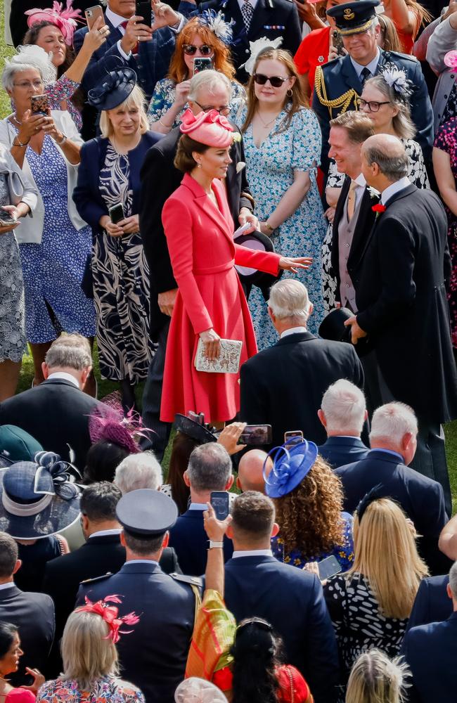 The Duchess of Cambridge attends the Queen's Garden Party at Buckingham Palace. Picture: Getty Images