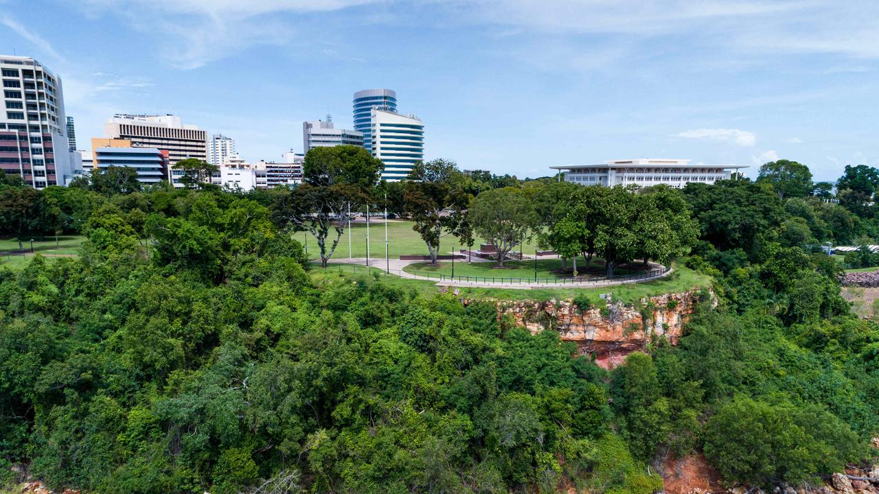 The cliffs of Darwin's Esplanade. Picture: Che Chorley