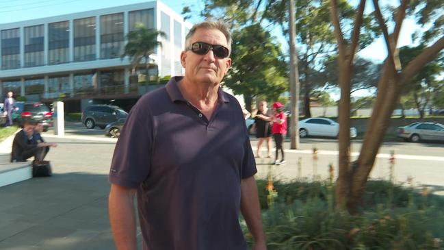 Graham Squires arrives at Wollongong Local Court on March 11.