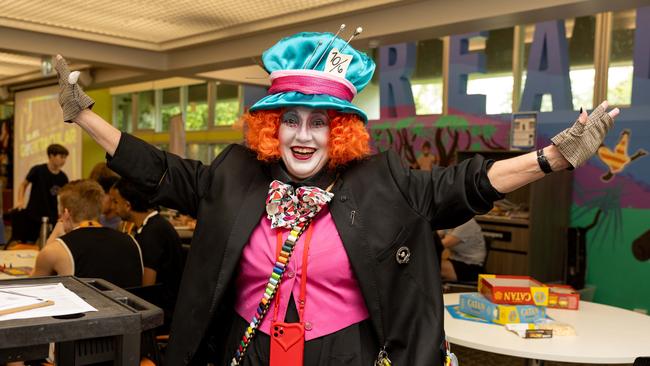 Mad Hatter from Alice in Wonderland at the City of Darwin Geektacular event, 2025. Picture: Pema Tamang Pakhrin